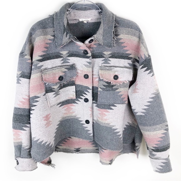 LA MIEL Jackets & Blazers - La Miel - Elvira Aztec Shacket size: S